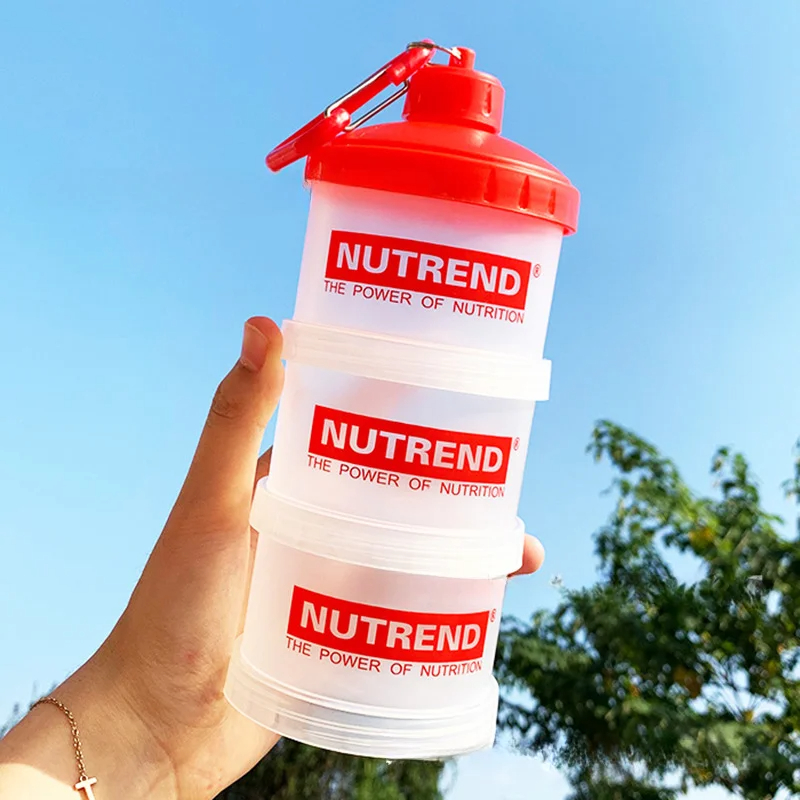 Nutrition And Fitness - صندوق مسحوق البروتين المحمول قمع صندوق