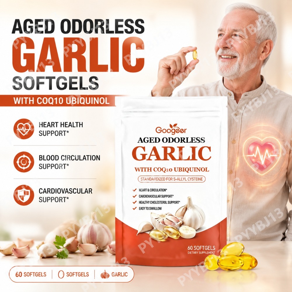 Coq10 Ubiquinol Softgel - كبسولات جوجير اللينة من خلاصة الثوم