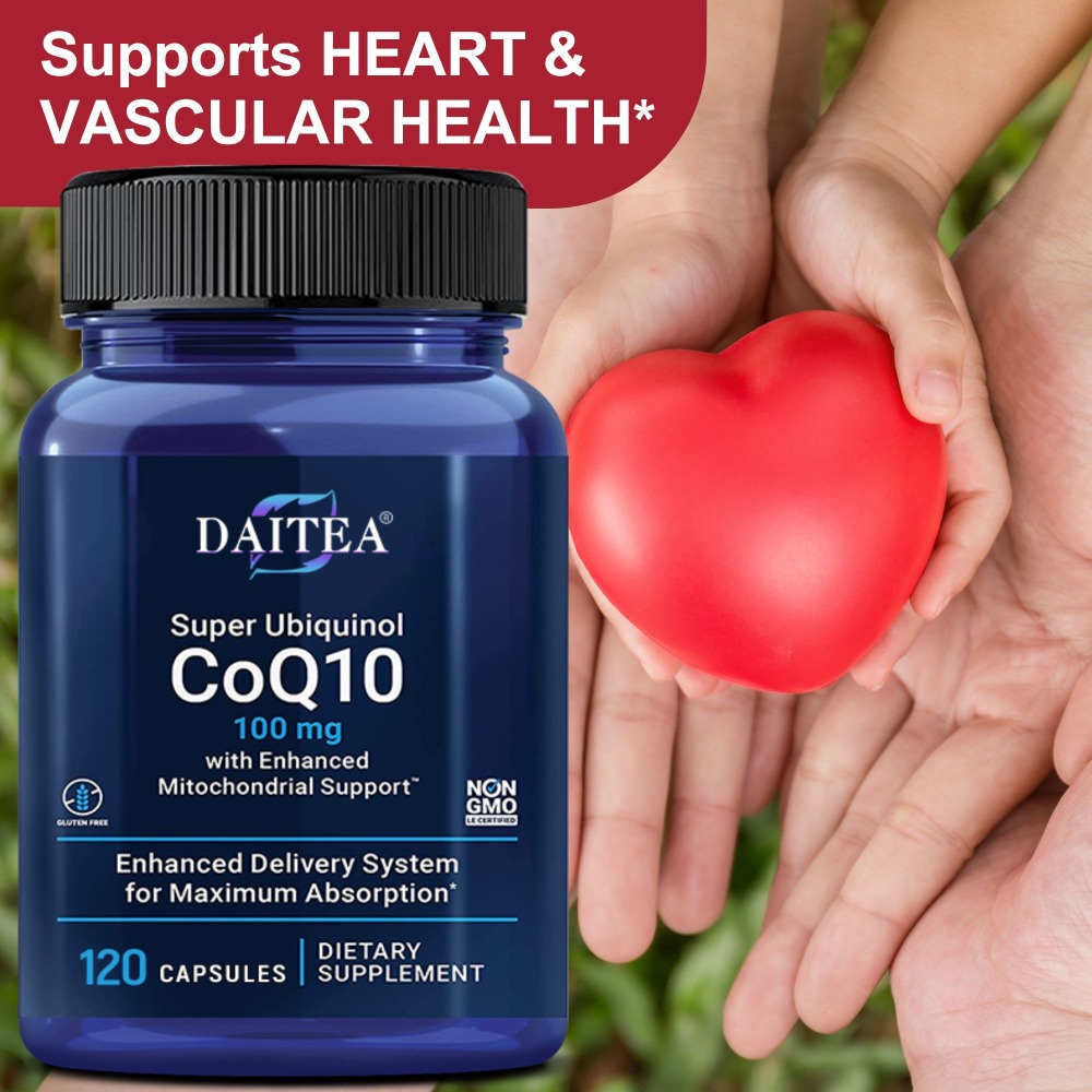 يوبيكينول 100 ملغ CoQ10، لصحة  - مراجعة Coq10 Ubiquinol Softgel وسعره